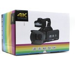 KOMERY 4K Ultra HD Touchscreen Video Camera Vloggers, Vlogging Brand New - $78.09