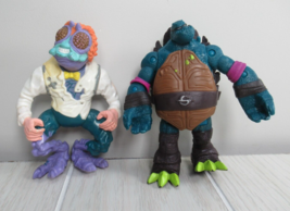 Teenage Mutant Ninja Turtles TNMT Slash Baxter USED action figure vintage lot 2 - £10.27 GBP