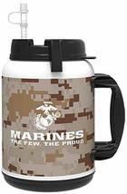 JWM Made in USA Officially Licensed U.S. Marines 64 oz Travel Mug with Large Han - £25.92 GBP