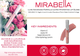 Mirabella Beauty Luxe Advanced Formula Lip GLoss image 2