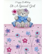 Happy Birthday To A Special Girl - Juvenile Birthday Greeting Card - 01084 - $2.79
