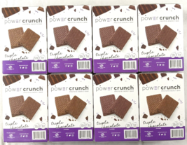Lot of 40 (8x5-Pack) Power Crunch Wafer 13g Protein Energy Bar Triple Chocolate - £30.25 GBP