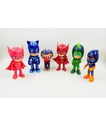 PJ Masks Figures Toys Various Characters Lot of 6 Catboy Gekko Owlette M... - £15.68 GBP