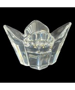 Orrefors Crystal Art Glass Sweden Lars Hellsten Lotus 4 Petal Bowl 3x5&quot; ... - $317.00 MXN
