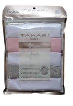 Tahari Girl Camis, 5 Tag-Free Camis, Girl Tank Top, Size 2T to 4T - £13.37 GBP
