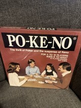 Vintage Pokeno PO-KE-NO, Poker + Keno, NEW SEALED by US Playing Card Co - £22.15 GBP