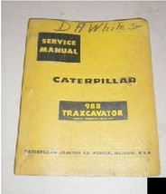 Caterpillar Cat 988 Traxcavator Service Manual - $36.88