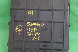 01 Stratus 2.4L AT Engine Control Computer Module ECU ECM Immobilizer MR514385 image 2