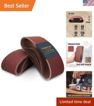 Versatile 3 x 18 Inch Aluminum Oxide Sanding Belts - 40PK for All Applic... - $51.00