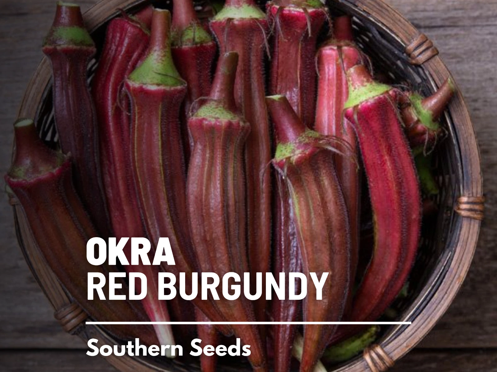 Okra, Red Burgundy - 50 Seeds - Heirloom - GMO Free - Easy to grow - $10.37