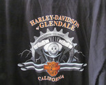 Harley-Davidson of Glendale Shirt Short Sleeve Legendary Motorcycles Bla... - £15.81 GBP
