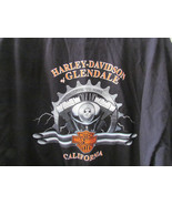 Harley-Davidson of Glendale Shirt Short Sleeve Legendary Motorcycles Bla... - £15.95 GBP