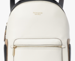 Kate Spade Hudson White Black Leather Large Laptop Backpack K7777 NWT $3... - £170.36 GBP