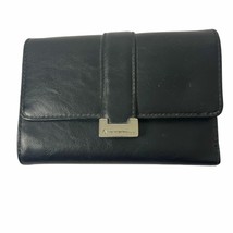 Liz Claiborne Black Leather Wallet - £8.23 GBP