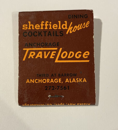 Matchbook Sheffield House Travel Lodge Anchorage Alaska Matches - $4.36