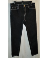 EXCELLENT WOMENS LAUREN RALPH LAUREN BLACK PREMIER SKINNY ANKLE JEANS   ... - €34,19 EUR