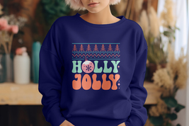 Holly jolly Sweater, Xmas Sweater, Gift Christmas, Christmas Holly Jolly - £19.17 GBP