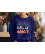 Holly jolly Sweater, Xmas Sweater, Gift Christmas, Christmas Holly Jolly - £19.48 GBP