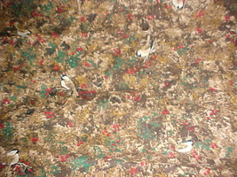 Benartex, Inc. Fabric Material St. Nicole Designs Birds Christmas Holly Leaves - £38.20 GBP