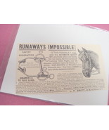 1889 Ad Automatic Safety Horse Bit L. P. Britt, N.Y. - £6.25 GBP