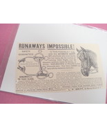 1889 Ad Automatic Safety Horse Bit L. P. Britt, N.Y. - $10.96 CAD