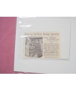 1889 Ad H.B. Smith Co., Westfield, Mass. Steam Heating - $10.96 CAD