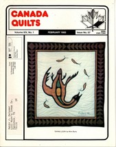 Canada Quilts Magazine February 1985 Issue #57 Diving Loon - £6.07 GBP