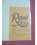 1893 Ad Royal Baking Powder Absolutely Pure - £6.25 GBP