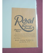 1893 Ad Royal Baking Powder Absolutely Pure - $10.96 CAD