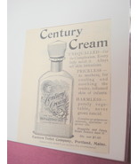 1894 Ad Century Cream Eastern Toilet Co., Portland, Me. - $11.00 CAD