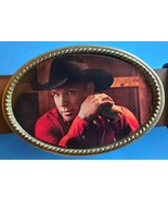 GARTH BROOKS Epoxy Belt Buckle Country Music NEW! - $24.29 CAD