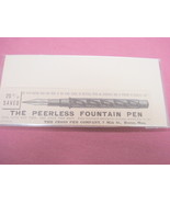 1889 Ad Peerless Fountain Pen Cross Pen Company, Boston - £6.25 GBP