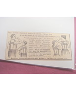 1893 Knickerbocker Brace Co. Illustrated Ad Easton, Pa. - $10.96 CAD