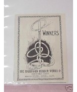 1897 Ad Hartford Rubber Works, Hartford, Ct. Tires - $148.32 MXN