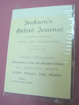 1899 Ad Jackson&#39;s Oxford Journal, Oxford, England UK - £6.28 GBP