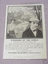 1901 Columbia Bicycles Ad Standard of the World - $7.99
