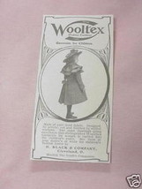 1902 Ad Wooltex Garments For Children, H. Black &amp; Co., - $7.99