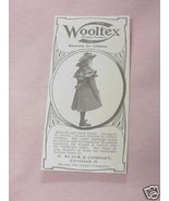 1902 Ad Wooltex Garments For Children, H. Black &amp; Co., - £6.28 GBP