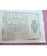 1905 Borodont Tooth Paste Ad Troy Co. San Francisco - $10.96 CAD