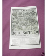 1903 Baird-North Co. Ad Gold &amp; Silversmiths Salem Mass. - $10.96 CAD