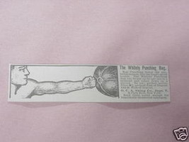 1902 Ad The Whitely Punching Bag, O. C. A. Swing Co. - $7.99
