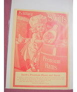 1905 Swift&#39;s Premium Hams Ad Swift&#39;s Little Cook - $10.96 CAD