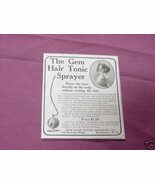 1909 Ad The Gem Hair Tonic Sprayer, Rochester, N. Y. - €6,83 EUR