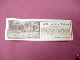 1901 Ad The Hudson River Institute, Claverack, N. Y. - £6.42 GBP