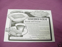 1903 Shredded Wheat Ad The Natural Food Company - $7.99