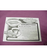 1903 Shredded Wheat Ad The Natural Food Company - $10.96 CAD