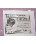 1914 Fox Typewriter Company, Grand Rapids, Mich. - €6,89 EUR