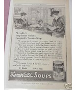 1915 Ad Couldn&#39;t Keep House Without Campbell&#39;s Soup - €6,89 EUR