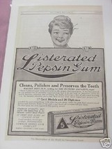 1915 Ad Listerated Pepsin Gum Common Sense Gum Company - £6.31 GBP