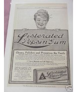1915 Ad Listerated Pepsin Gum Common Sense Gum Company - €6,89 EUR